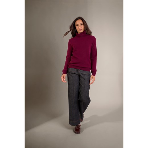 Perfect Cashmere Kaszmirowy sweter w kolorze bordowym ze sklepu Limango Polska w kategorii Swetry damskie - zdjęcie 187719728
