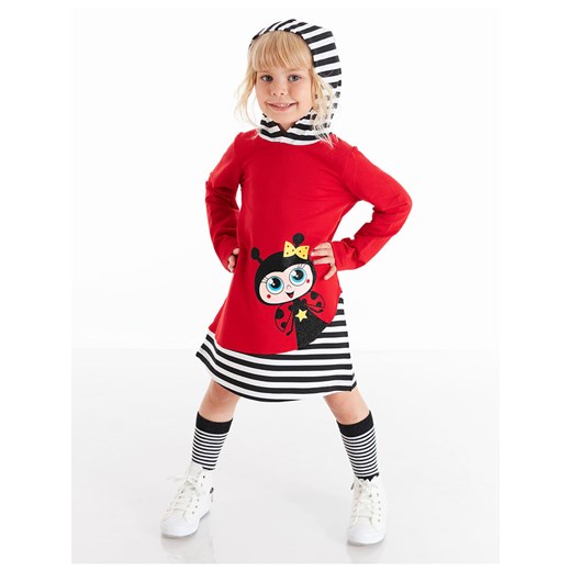 Denokids Sukienka &quot;Ladybug&quot; w kolorze czerwonym ze sklepu Limango Polska w kategorii Sukienki dziewczęce - zdjęcie 187720995