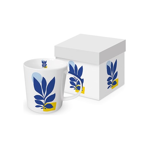 ppd Kubek jumbo &quot;Maritime Village&quot; w kolorze biało-niebieskim - 350 ml ze sklepu Limango Polska w kategorii Naczynia - zdjęcie 187723877