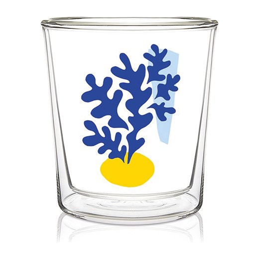 ppd Szklanka &quot;Maritime Plant&quot; w kolorze niebieskim do herbaty - 300 ml ze sklepu Limango Polska w kategorii Dzbanki i zaparzacze - zdjęcie 187723899