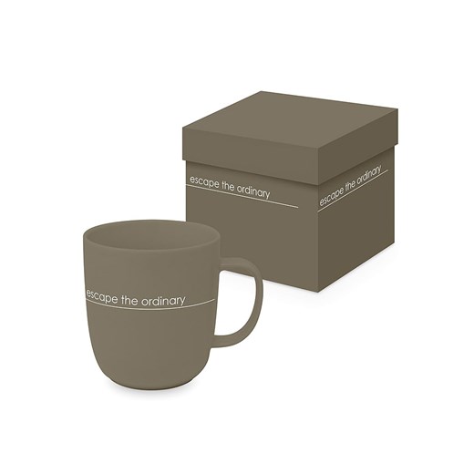 ppd Kubek jumbo &quot;Pure Escape&quot; w kolorze jasnobrązowym - 400 ml ze sklepu Limango Polska w kategorii Naczynia - zdjęcie 187723967