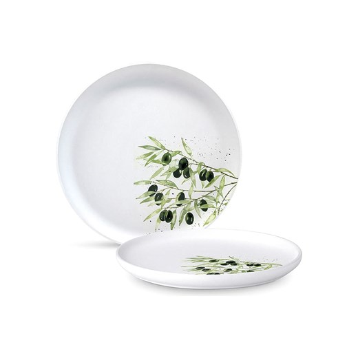 ppd Talerz obiadowy &quot;Olives&quot; w kolorze białym - Ø 27 cm ze sklepu Limango Polska w kategorii Naczynia - zdjęcie 187723986
