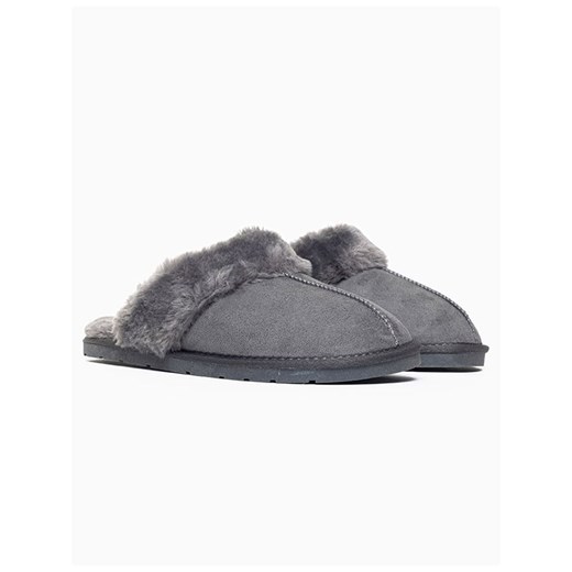 ISLAND BOOT Kapcie &quot;Emefa&quot; w kolorze szarym ze sklepu Limango Polska w kategorii Kapcie damskie - zdjęcie 187725036