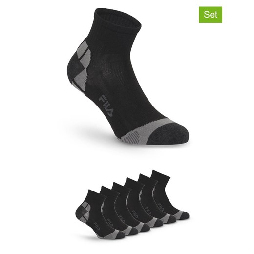 Fila Skarpety (6 par) w kolorze czarnym ze sklepu Limango Polska w kategorii Skarpetki męskie - zdjęcie 187725935