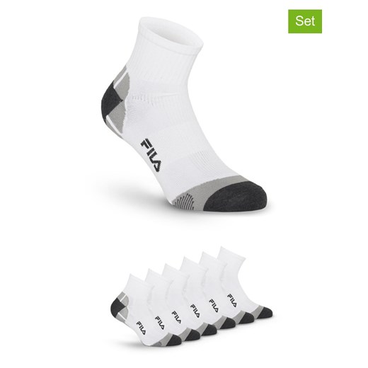 Fila Skarpety (6 par) w kolorze białym ze sklepu Limango Polska w kategorii Skarpetki męskie - zdjęcie 187725939
