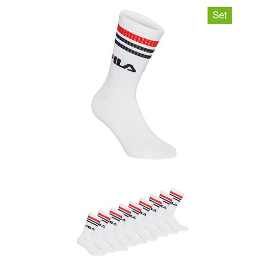 Fila Skarpety (9 par) w kolorze białym ze sklepu Limango Polska w kategorii Skarpetki męskie - zdjęcie 187725989