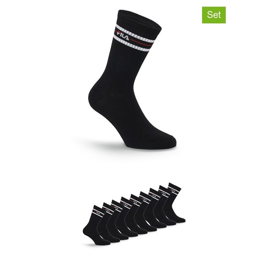 Fila Skarpety (9 par) w kolorze czarnym ze sklepu Limango Polska w kategorii Skarpetki męskie - zdjęcie 187726009