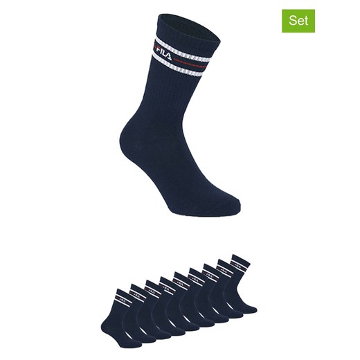 Fila Skarpety (9 par) w kolorze granatowym ze sklepu Limango Polska w kategorii Skarpetki męskie - zdjęcie 187726017