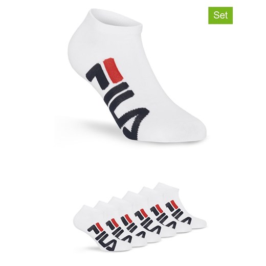 Fila Skarpety (6 par) w kolorze białym do sneakersów ze sklepu Limango Polska w kategorii Skarpetki męskie - zdjęcie 187726039
