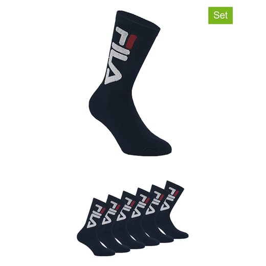 Fila Skarpety (6 par) w kolorze granatowym do tenisa ze sklepu Limango Polska w kategorii Skarpetki męskie - zdjęcie 187726117