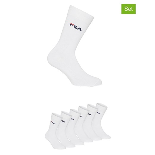 Fila Skarpety (6 par) w kolorze białym ze sklepu Limango Polska w kategorii Skarpetki męskie - zdjęcie 187726126