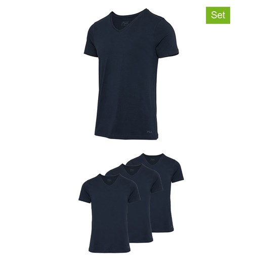 Fila Koszulki (3 szt.) w kolorze granatowym ze sklepu Limango Polska w kategorii T-shirty męskie - zdjęcie 187726356