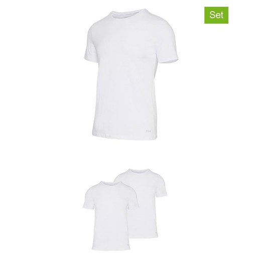 Fila Koszulki (2 szt.) w kolorze białym ze sklepu Limango Polska w kategorii T-shirty męskie - zdjęcie 187726407