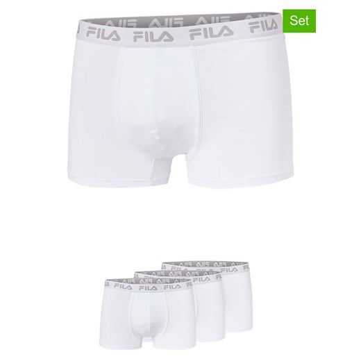 Fila Bokserki (3 pary) w kolorze białym ze sklepu Limango Polska w kategorii Majtki męskie - zdjęcie 187726546