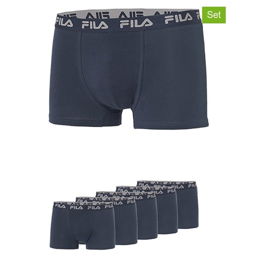 Fila Bokserki (5 par) w kolorze granatowym ze sklepu Limango Polska w kategorii Majtki męskie - zdjęcie 187726557