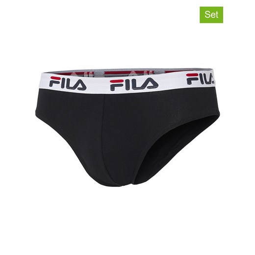 Fila Slipy (2 pary) w kolorze czarnym ze sklepu Limango Polska w kategorii Majtki męskie - zdjęcie 187726578