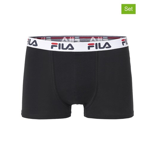 Fila Bokserki (2 pary) w kolorze czarnym ze sklepu Limango Polska w kategorii Majtki męskie - zdjęcie 187726626