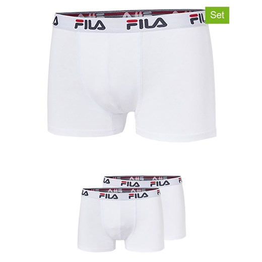 Fila Bokserki (2 pary) w kolorze białym ze sklepu Limango Polska w kategorii Majtki męskie - zdjęcie 187726629