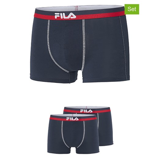 Fila Bokserki (2 pary) w kolorze granatowym ze sklepu Limango Polska w kategorii Majtki męskie - zdjęcie 187726709