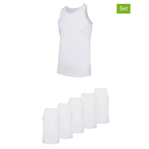 Fila Podkoszulki (5 szt.) w kolorze białym ze sklepu Limango Polska w kategorii Podkoszulki męskie - zdjęcie 187726788