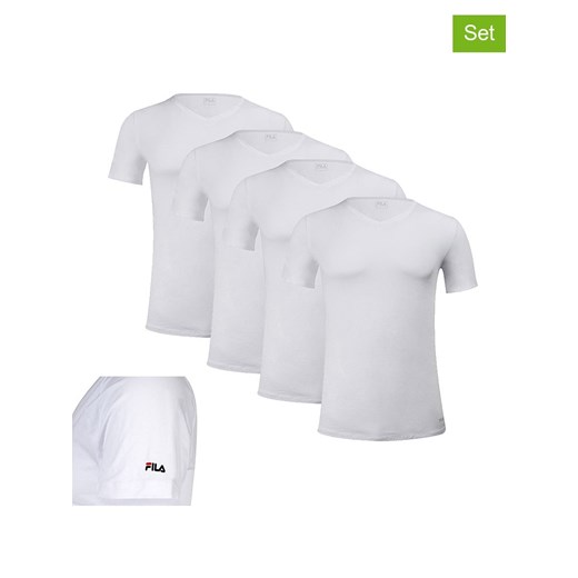 Fila Koszulki (4 szt.) w kolorze białym ze sklepu Limango Polska w kategorii T-shirty męskie - zdjęcie 187726806