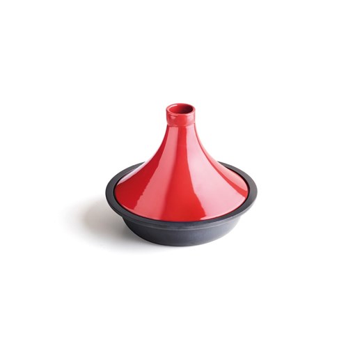 Brandt Garnek Tajine w kolorze czerwonym - wys. 23,5 x Ø 29 cm ze sklepu Limango Polska w kategorii Garnki - zdjęcie 187726826