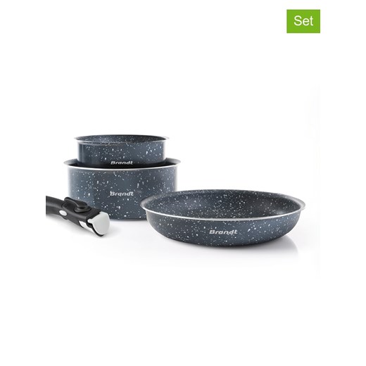 Brandt 4-częściowy zestaw w kolorze szarym ze sklepu Limango Polska w kategorii Garnki - zdjęcie 187726936