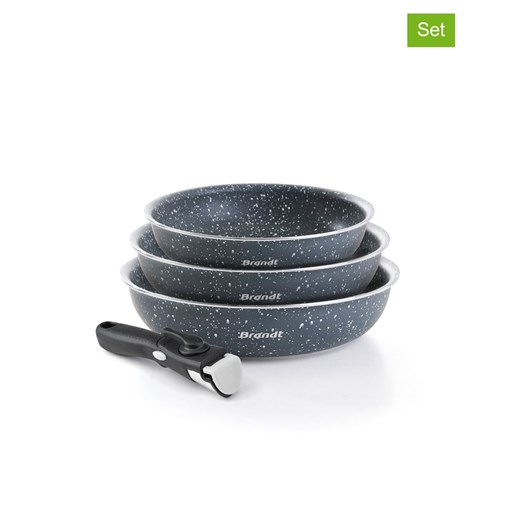 Brandt Patelnie (3 szt.) w kolorze szarym ze sklepu Limango Polska w kategorii Garnki - zdjęcie 187726956