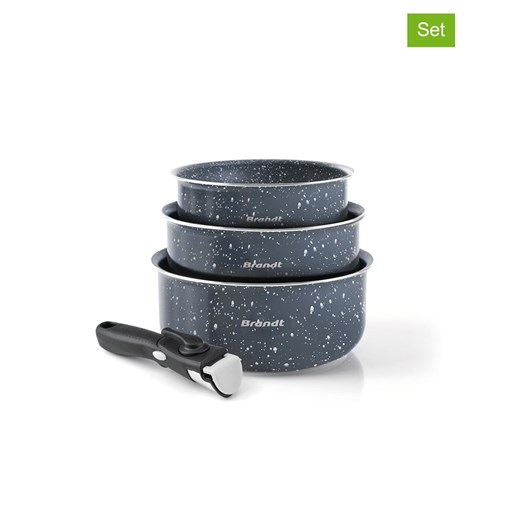 Brandt 4-częściowy zestaw w kolorze niebieskim ze sklepu Limango Polska w kategorii Garnki - zdjęcie 187726979