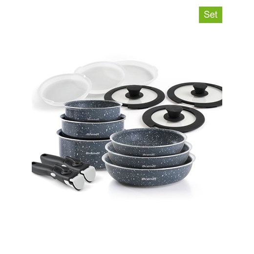 Brandt 14-częściowy zestaw w kolorze szarym ze sklepu Limango Polska w kategorii Garnki - zdjęcie 187727039