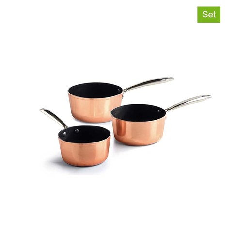 Brandt Rondle (3 szt.) w kolorze miedzianym ze sklepu Limango Polska w kategorii Garnki - zdjęcie 187727185