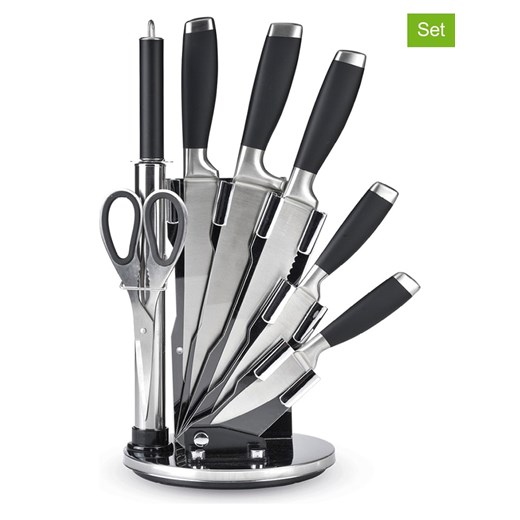 Brandt 8-częściowy zestaw w kolorze czarnym ze sklepu Limango Polska w kategorii Noże kuchenne - zdjęcie 187727337