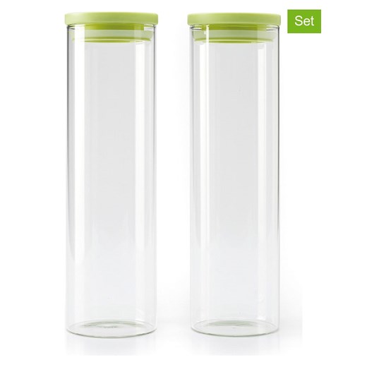 Brandt Pojemniki (2 szt.) w kolorze zielonym - 2 l ze sklepu Limango Polska w kategorii Pojemniki kuchenne - zdjęcie 187727375