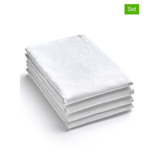 Brandt Serwetki (4 szt.) w kolorze białym - 50 x 50 cm ze sklepu Limango Polska w kategorii Akcesoria kuchenne - zdjęcie 187727608