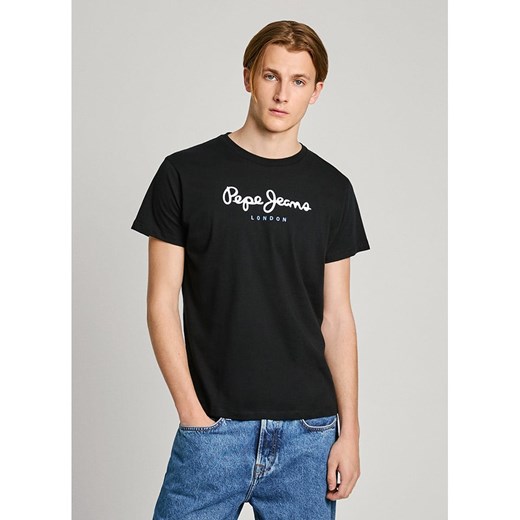 Pepe Jeans Koszulka &quot;Eggo&quot; w kolorze czarnym ze sklepu Limango Polska w kategorii T-shirty męskie - zdjęcie 187727668