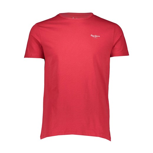 Pepe Jeans Koszulka w kolorze czerwonym ze sklepu Limango Polska w kategorii T-shirty męskie - zdjęcie 187727838