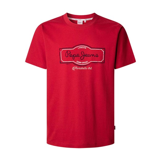 Pepe Jeans Koszulka &quot;Daxton&quot; w kolorze czerwonym ze sklepu Limango Polska w kategorii T-shirty męskie - zdjęcie 187727857