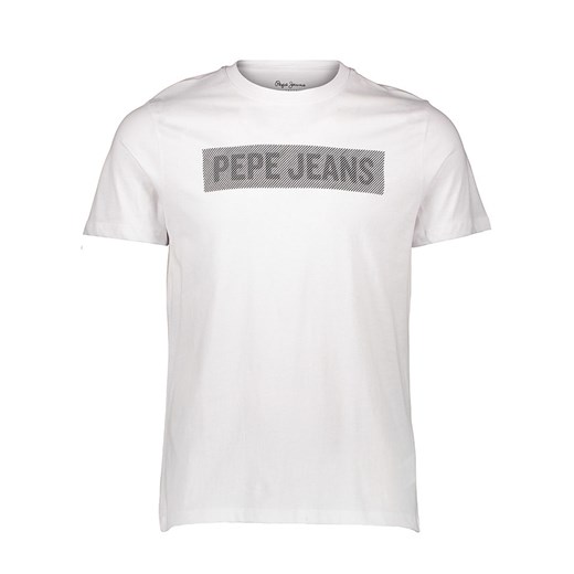 Pepe Jeans Koszulka w kolorze białym ze sklepu Limango Polska w kategorii T-shirty męskie - zdjęcie 187727959