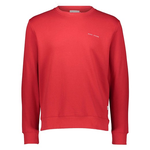 Pepe Jeans Bluza w kolorze czerwonym ze sklepu Limango Polska w kategorii Bluzy męskie - zdjęcie 187727965