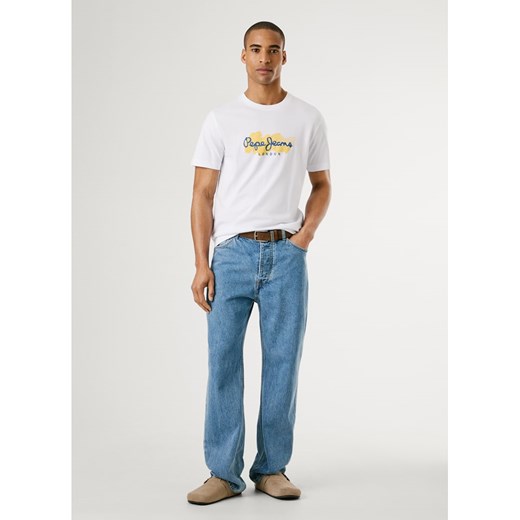 Pepe Jeans Koszulka w kolorze białym ze sklepu Limango Polska w kategorii T-shirty męskie - zdjęcie 187727997