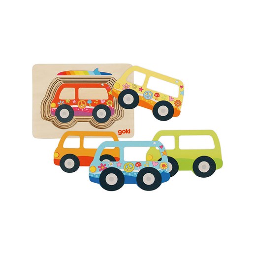 Goki 5-częściowe puzzle &quot;Van&quot; - 2+ ze sklepu Limango Polska w kategorii Puzzle - zdjęcie 187730317
