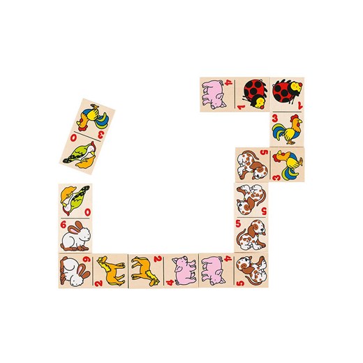 Goki Domino &quot;Animal motives&quot; - 3+ ze sklepu Limango Polska w kategorii Zabawki - zdjęcie 187730329