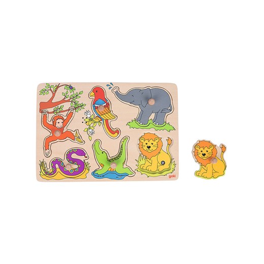 Goki 6-częściowe puzzle z dźwiękiem - 12 m+ ze sklepu Limango Polska w kategorii Puzzle - zdjęcie 187730385