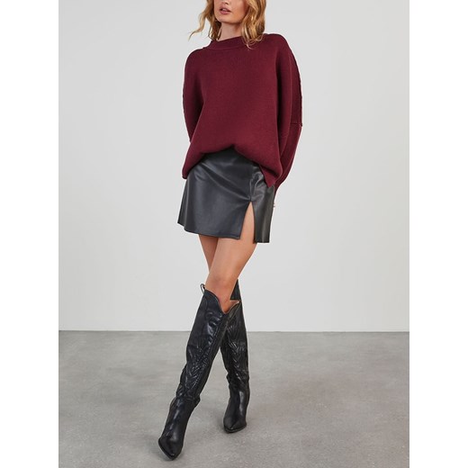 LA Angels Sweter w kolorze bordowym ze sklepu Limango Polska w kategorii Swetry damskie - zdjęcie 187731448