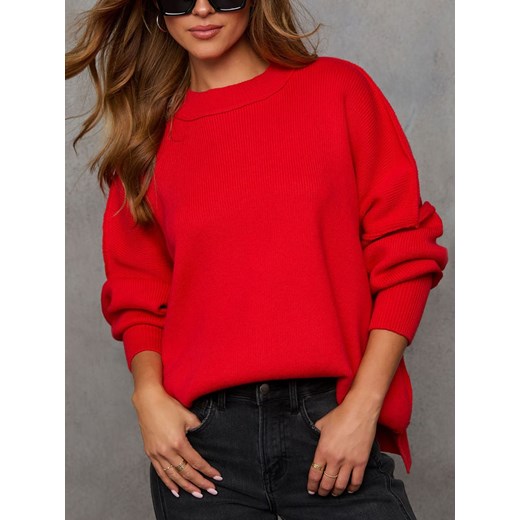 LA Angels Sweter w kolorze czerwonym ze sklepu Limango Polska w kategorii Swetry damskie - zdjęcie 187731457