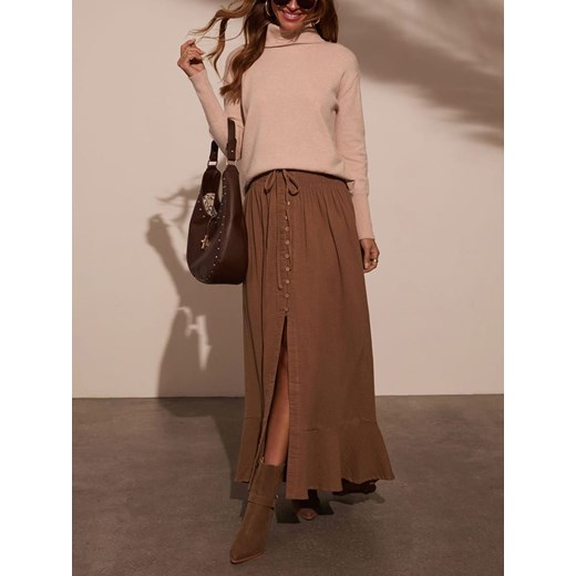 LA Angels Spódnica w kolorze jasnobrązowym ze sklepu Limango Polska w kategorii Spódnice - zdjęcie 187731468