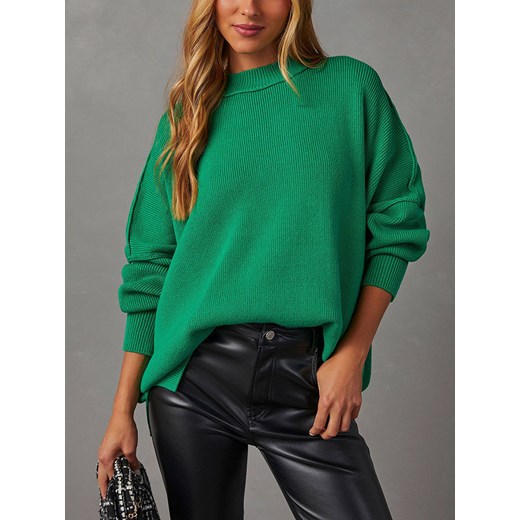 LA Angels Sweter w kolorze zielonym ze sklepu Limango Polska w kategorii Swetry damskie - zdjęcie 187731625