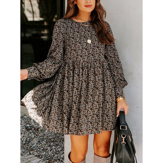 LA Angels Sukienka w kolorze czarno-brązowym ze sklepu Limango Polska w kategorii Sukienki - zdjęcie 187731849