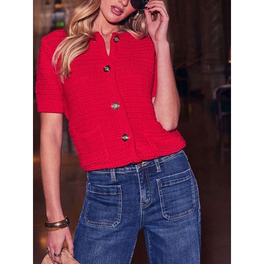 LA Angels Kardigan w kolorze czerwonym ze sklepu Limango Polska w kategorii Swetry damskie - zdjęcie 187731905