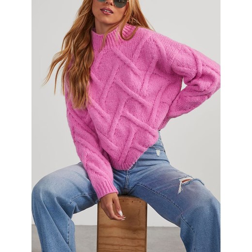 LA Angels Sweter w kolorze różowym ze sklepu Limango Polska w kategorii Swetry damskie - zdjęcie 187732148